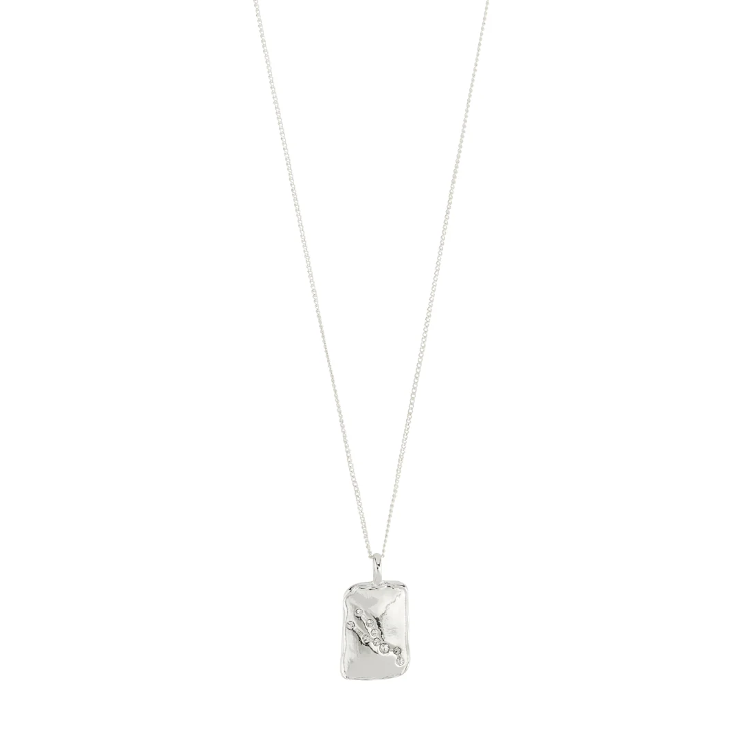 PILGRIM Taurus Recycled Zodiac Sign Necklace