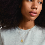 Load image into Gallery viewer, PILGRIM Cancer Recycled Zodiac Sign Necklace
