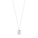 Load image into Gallery viewer, Necklace with a rectangular pendant on a white background
