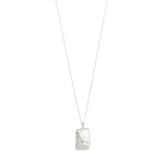 Load image into Gallery viewer, Silver pendant necklace on a white background
