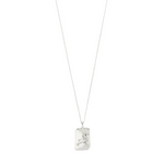 Load image into Gallery viewer, Necklace with a rectangular pendant on a white background
