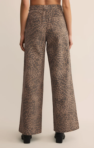 ZSUPPLY Marli Denim Leopard Pant
