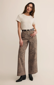 ZSUPPLY Marli Denim Leopard Pant