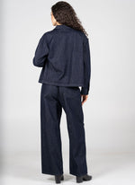 Load image into Gallery viewer, C&#39;EST MOI Wide Leg Tie Front Denim Pant
