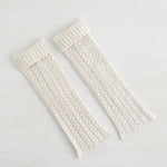 Load image into Gallery viewer, White knitted Legwarmers. 
