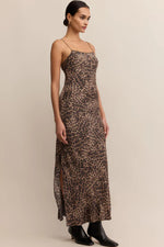 Load image into Gallery viewer, ZSUPPLY Cielo Leopard Midi Dress

