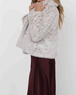 Load image into Gallery viewer, SAGE THE LABEL Pretty Fab Oversized Collar Faux Fur Coat
