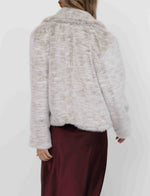 Load image into Gallery viewer, SAGE THE LABEL Pretty Fab Oversized Collar Faux Fur Coat
