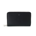 Load image into Gallery viewer, Black vegan leather large wallet 
