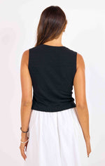 Load image into Gallery viewer, SAGE THE LABEL Purpose Button Tank
