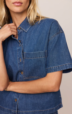 Load image into Gallery viewer, ZSUPPLY Everyday Denim Button Up
