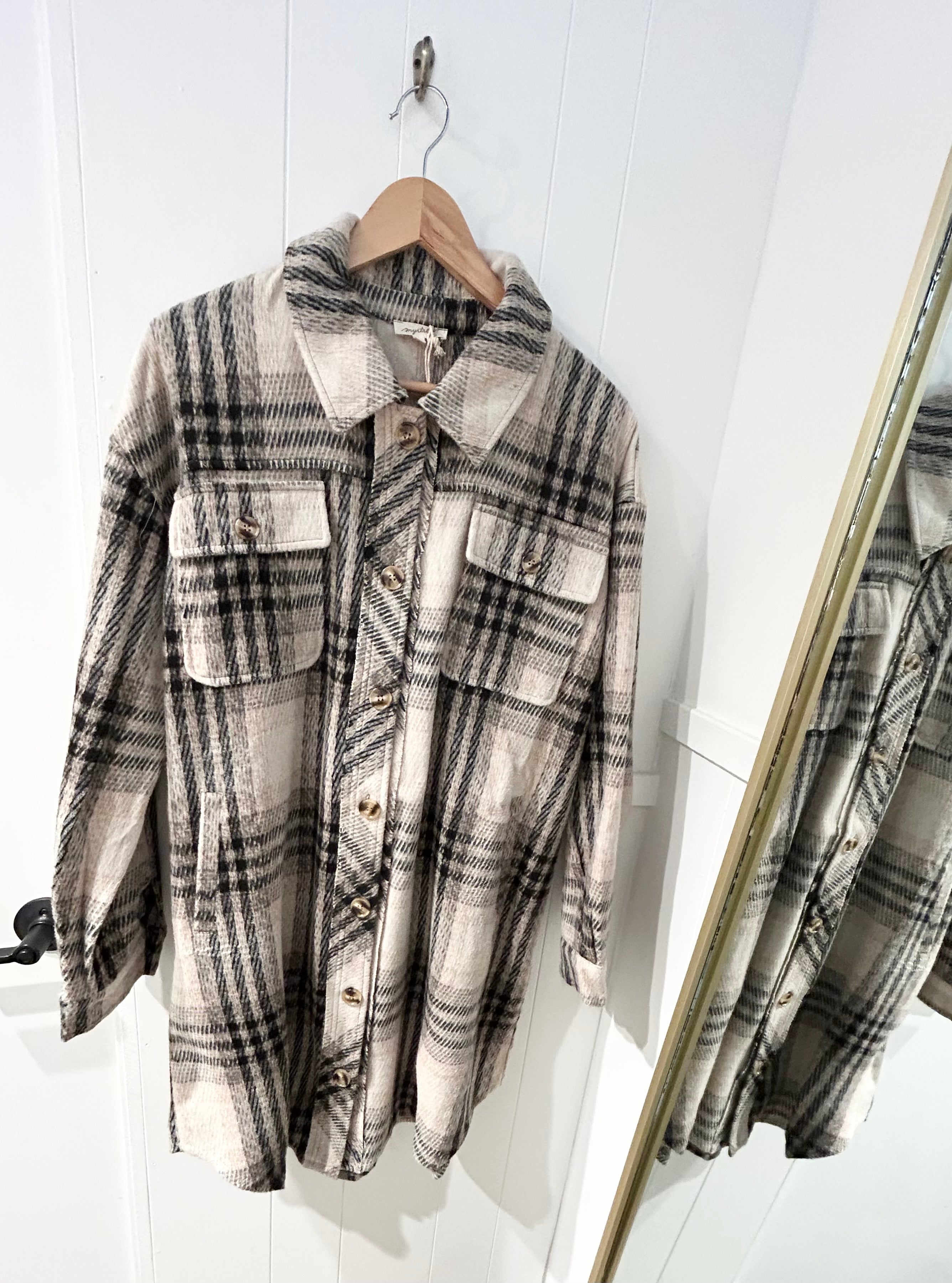 MYSTREE  Plaid Jacket