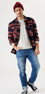 Load image into Gallery viewer, GARCIA Checked Flannel Overshirt
