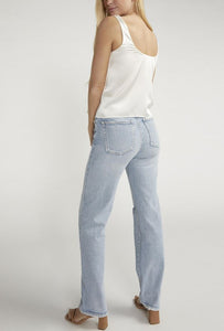 SILVER JEANS Highly Desirable High Rise Straight Leg Jean