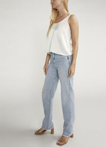 SILVER JEANS Highly Desirable High Rise Straight Leg Jean