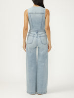 Load image into Gallery viewer, SILVER JEANS Wide Leg Vest Jumpsuit

