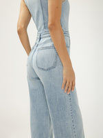 Load image into Gallery viewer, SILVER JEANS Wide Leg Vest Jumpsuit
