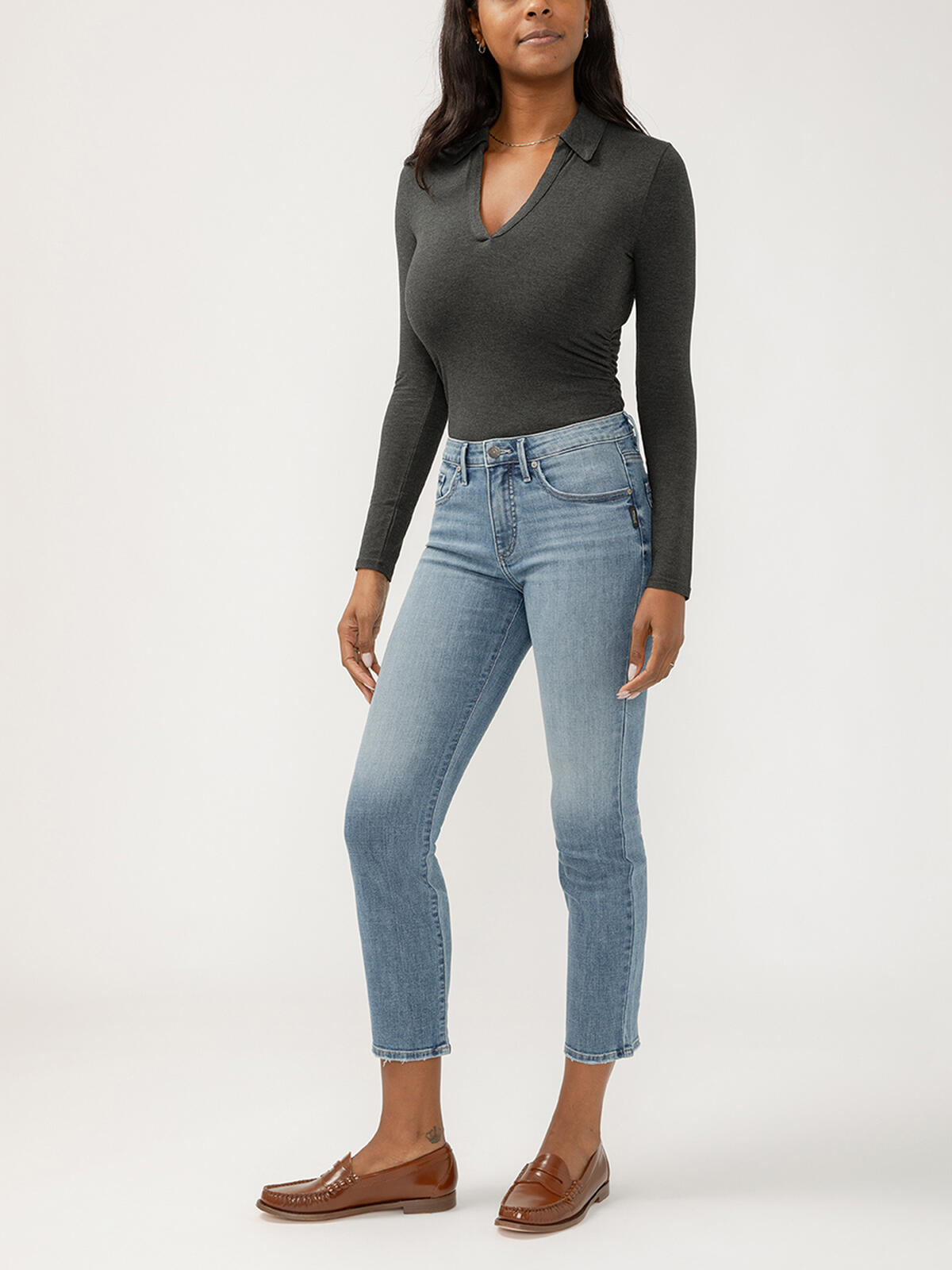 SILVER JEANS Isbister Straight Leg Jean
