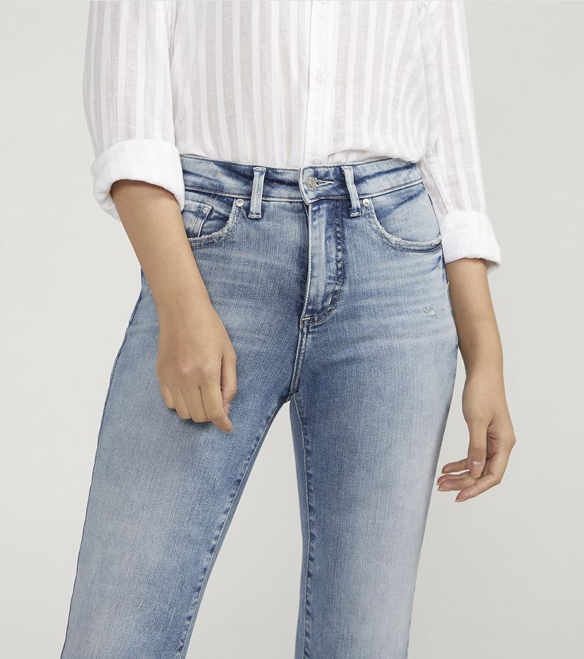 SILVER JEANS Isbister Ankle Straight Leg Jean