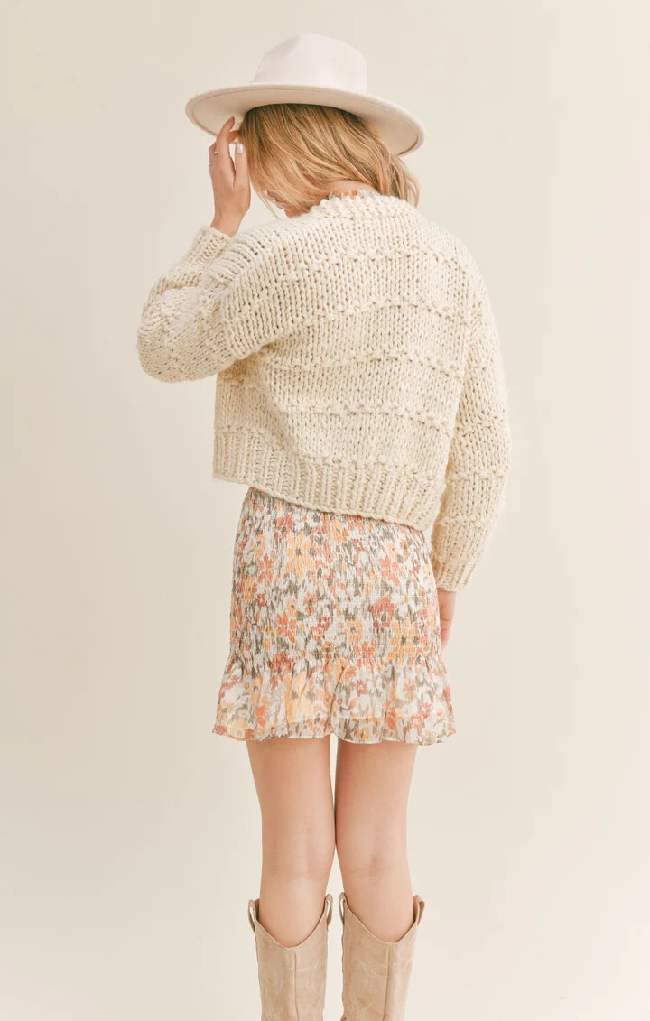 SAGE THE LABEL Innerbloom Handmade Open Cardi