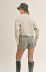 Load image into Gallery viewer, SAGE THE LABEL Rhia Cropped Sweater Cardigan
