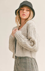 Load image into Gallery viewer, SAGE THE LABEL Rhia Cropped Sweater Cardigan

