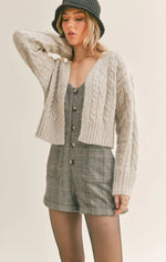 Load image into Gallery viewer, SAGE THE LABEL Rhia Cropped Sweater Cardigan
