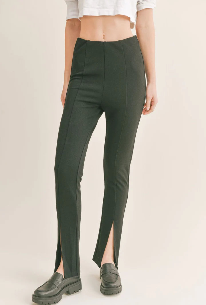 SAGE THE LABEL Evening Cocktail Front Slit Pant