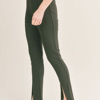 SAGE THE LABEL Evening Cocktail Front Slit Pant