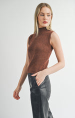 Load image into Gallery viewer, SAGE THE LABEL Brianna Turtleneck Sweater Tank
