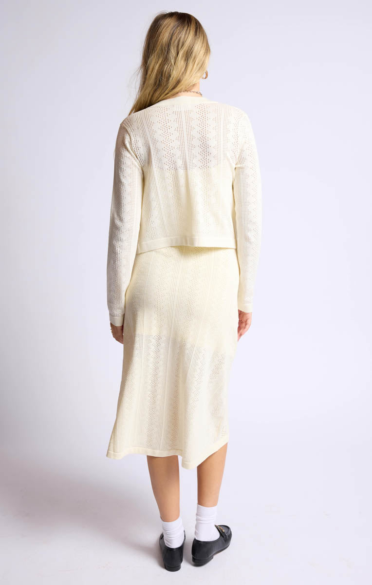 SAGE THE LABEL Wild Honey Button Cropped Cardi