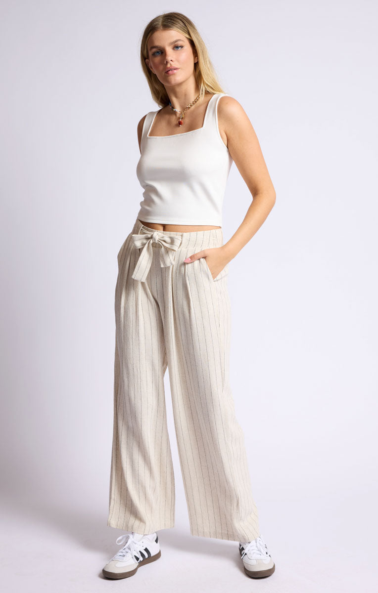 SAGE THE LABEL Baked Goods Belted Crop Pant