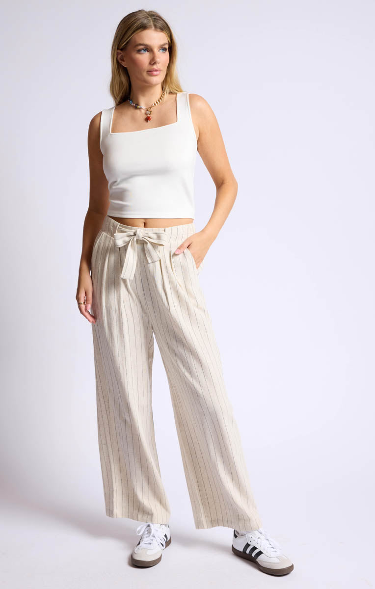 SAGE THE LABEL Baked Goods Belted Crop Pant