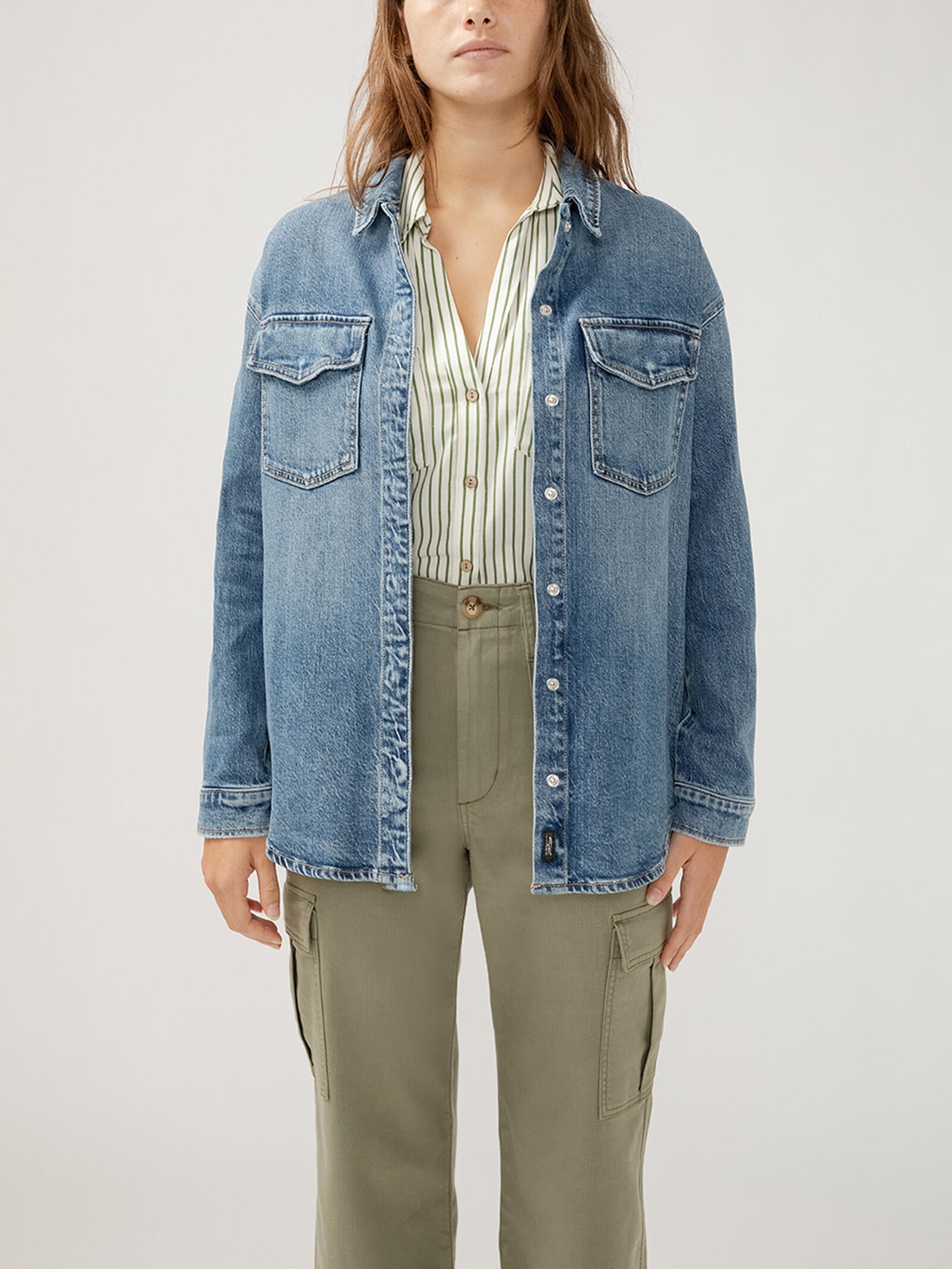 SILVER JEANS Shirt Jacket