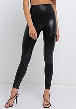 Load image into Gallery viewer, ANGELEYE Chloe Leather Lined Leggings
