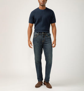 SILVER JEANS Grayson Classic Fit Straight Leg Luxe Heritage