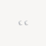 Load image into Gallery viewer, HILLBERG &amp; BERK Mini Lunar Pavé Stud Earrings

