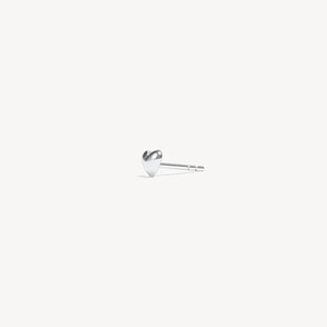 HILLBERG & BERK Mini Metal Heart Stud Earring