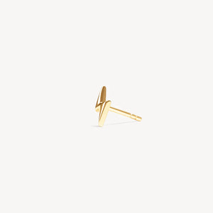 HILLBERG & BERK Mini Metal Lightning Stud Earring