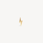 Load image into Gallery viewer, HILLBERG &amp; BERK Mini Metal Lightning Stud Earring
