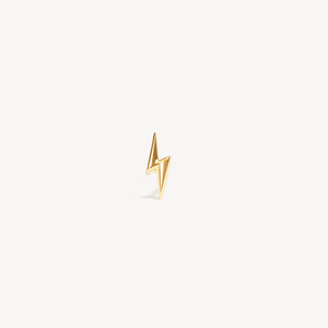 HILLBERG & BERK Mini Metal Lightning Stud Earring