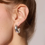 Load image into Gallery viewer, HILLBERG &amp; BERK Mini Metal Lightning Stud Earring
