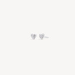 Load image into Gallery viewer, HILLBERG &amp; BERK Mini Heart Sparkle Studs
