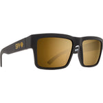 Load image into Gallery viewer, Black sunglasses with gold lenses on a white background
