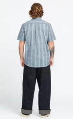 Load image into Gallery viewer, VOLCOM Newbar Strip Short Sleeve Shirt
