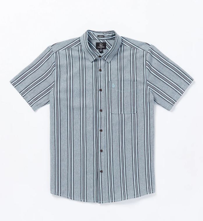 VOLCOM Newbar Strip Short Sleeve Shirt