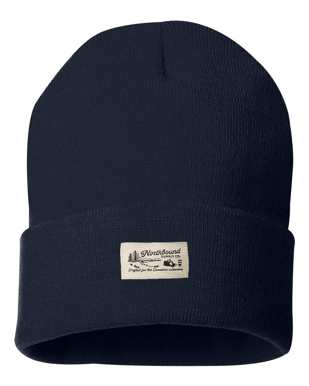 Navy knit beanie 