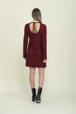 Load image into Gallery viewer, ORB Reversible Tie Neck Dress
