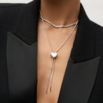 Load image into Gallery viewer, HILLBERG &amp; BERK Puffy Heart Bolo Tie
