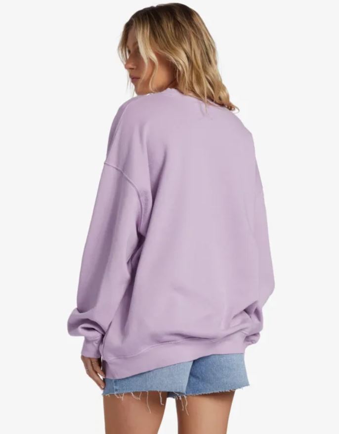 BILLABONG Ride In Oversized Crewneck Sweater